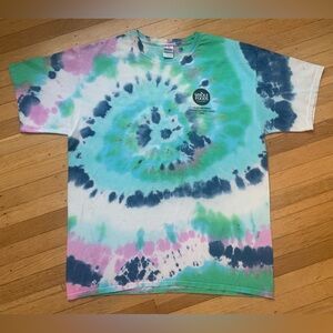 VGUC WHOLE FOODS MARKET TEAM APPRECIATION WEEK TYE-DYE COTTON SHIRT 2016 SIZE XL